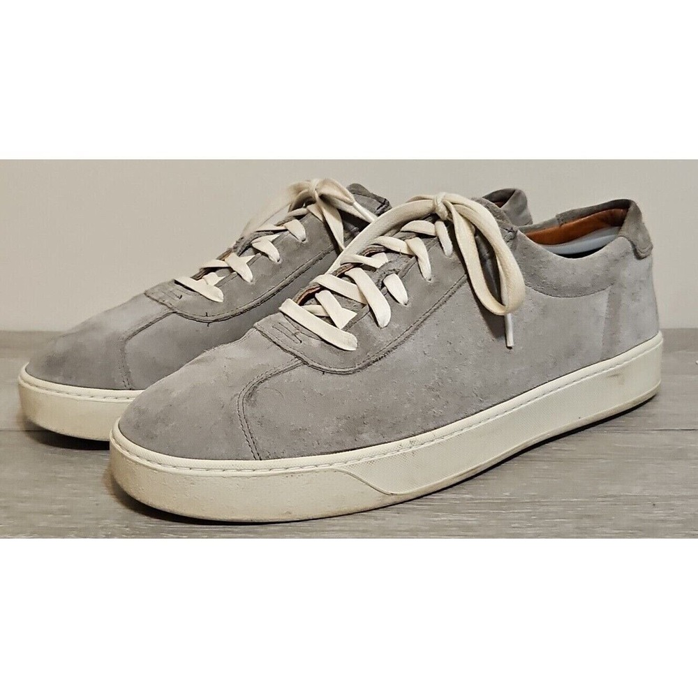 Allen Edmonds "COURTSIDE" Men's Casual Low-Top Suede Sneakers 11 D Gray‎